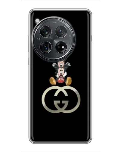 Чехол для Xiaomi Redmi K80 с картинкой «Минни Маус на лого»