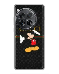 Чехол для Xiaomi Redmi K80 с картинкой «Микки Маус Gucci»