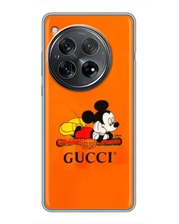 Чохол для Xiaomi Redmi K80 з картинкою «Міккі Маус Gucci — помаранч» Чохол для Xiaomi Redmi K80 з картинкою «Міккі Маус Gucci — помаранч»