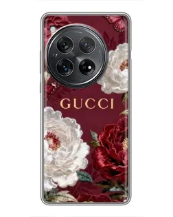 Чохол для Xiaomi Redmi K80 з картинкою «Gucci — бордові троянди» Чохол для Xiaomi Redmi K80 з картинкою «Gucci — бордові троянди»