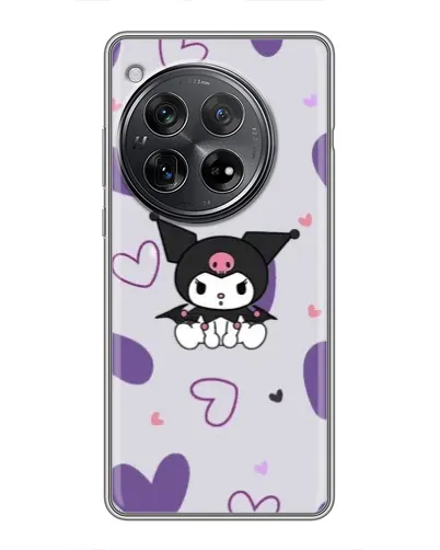 Чехол для Xiaomi Redmi K80 с картинкой «Kuromi и лавандовые сердца»