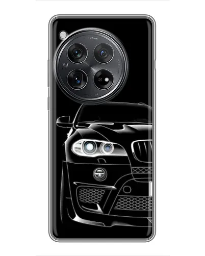 Чехол для Xiaomi Redmi K80 с картинкой «Темный силуэт BMW»