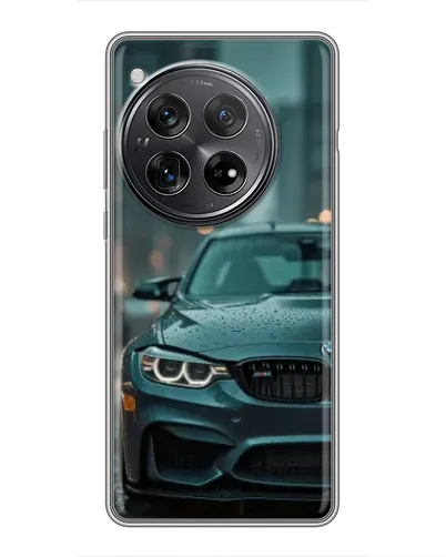 Чехол для Xiaomi Redmi K80 с картинкой «BMW в огнях города»