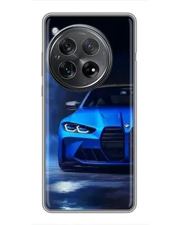 Чехол для Xiaomi Redmi K80 с картинкой «Голубая BMW M4» Чехол для Xiaomi Redmi K80 с картинкой «Голубая BMW M4»