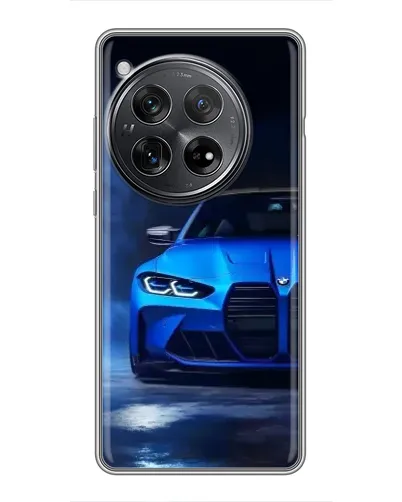 Чехол для Xiaomi Redmi K80 с картинкой «Голубая BMW M4»