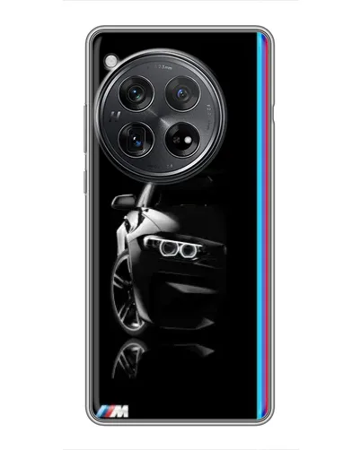 Чехол для Xiaomi Redmi K80 с картинкой «Силуэт BMW в темноте»
