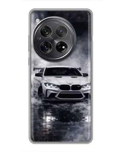 Чехол для Xiaomi Redmi K80 с картинкой «BMW сквозь туман»
