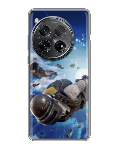 Чехол для Xiaomi Redmi K80 с картинкой «Десант PUBG — прыжок»