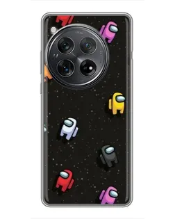 Чехол для Xiaomi Redmi K80 с картинкой «Космический паттерн Among Us»