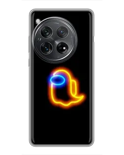Чехол для Xiaomi Redmi K80 с картинкой «Among Us неоновое сияние»