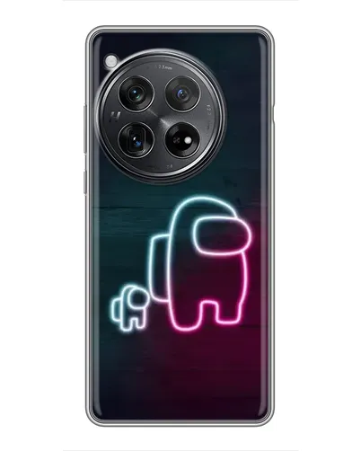Чехол для Xiaomi Redmi K80 с картинкой «Among Us неон-арт»
