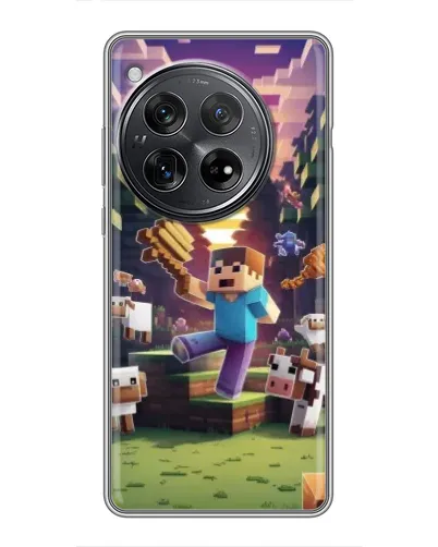 Чехол для Xiaomi Redmi K80 с картинкой «Стив на ферме»