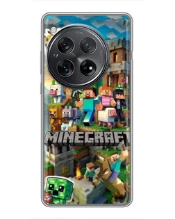 Чехол для Xiaomi Redmi K80 с картинкой «Замок Minecraft»