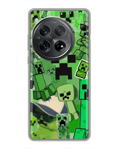 Чехол для Xiaomi Redmi K80 с картинкой «Криперы Minecraft»