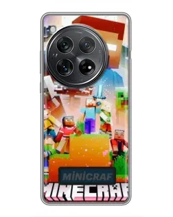 Чехол для Xiaomi Redmi K80 с картинкой «Minecraft герои игры»