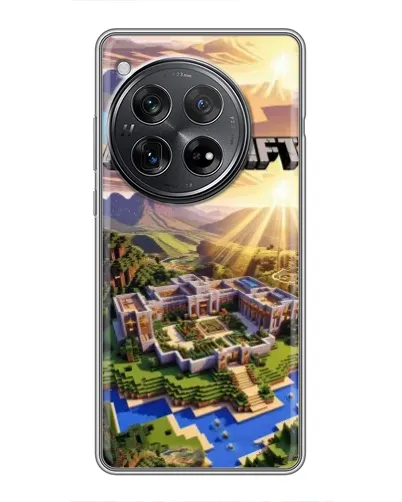 Чехол для Xiaomi Redmi K80 с картинкой «Minecraft панорама»