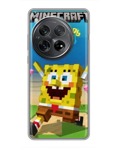 Чехол для Xiaomi Redmi K80 с картинкой «Губка Боб Minecraft» Чехол для Xiaomi Redmi K80 с картинкой «Губка Боб Minecraft»
