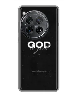 Чехол для Xiaomi Redmi K80 с картинкой «GOD — Бог над всем»