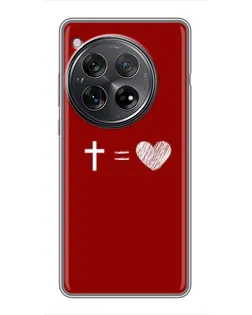 Чехол для Xiaomi Redmi K80 с картинкой «Уравнение любви» Чехол для Xiaomi Redmi K80 с картинкой «Уравнение любви»