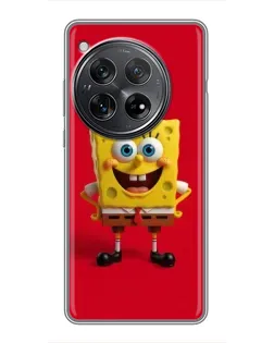 Чехол для Xiaomi Redmi K80 с картинкой «Спанч Боб на красном» Чехол для Xiaomi Redmi K80 с картинкой «Спанч Боб на красном»
