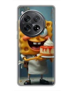 Чехол для Xiaomi Redmi K80 с картинкой «Повар Спанч Боб» Чехол для Xiaomi Redmi K80 с картинкой «Повар Спанч Боб»