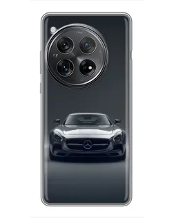 Чехол для Xiaomi Redmi K80 с картинкой «Mercedes на черном»