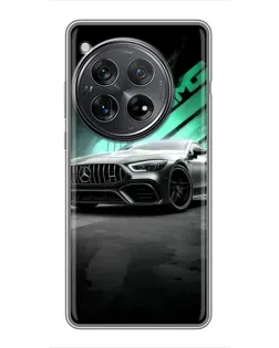 Чехол для Xiaomi Redmi K80 с картинкой «Темный Mercedes AMG»