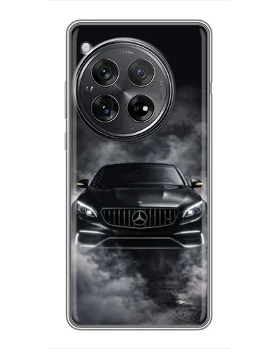 Чехол для Xiaomi Redmi K80 с картинкой «Mercedes в дыму» Чехол для Xiaomi Redmi K80 с картинкой «Mercedes в дыму»