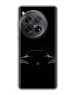 Чехол для Xiaomi Redmi K80 с картинкой «Mercedes — силуэт авто» Чехол для Xiaomi Redmi K80 с картинкой «Mercedes — силуэт авто»