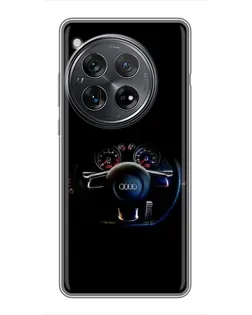 Чохол для Xiaomi Redmi K80 з картинкою «Салон Audi — кермо»
