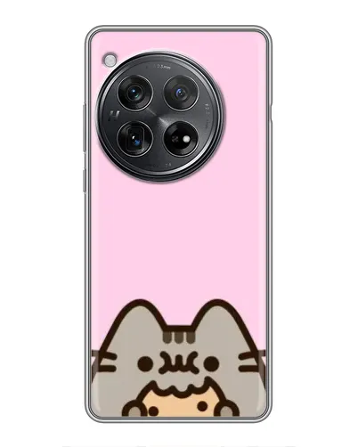Чехол для Xiaomi Redmi K80 с картинкой «Pusheen и печенье» Чехол для Xiaomi Redmi K80 с картинкой «Pusheen и печенье»