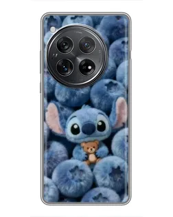 Чехол для Xiaomi Redmi K80 с картинкой «Стич и голубика» Чехол для Xiaomi Redmi K80 с картинкой «Стич и голубика»