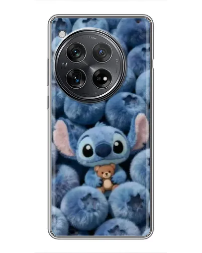 Чехол для Xiaomi Redmi K80 с картинкой «Стич и голубика» Чехол для Xiaomi Redmi K80 с картинкой «Стич и голубика»