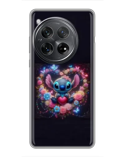 Чехол для Xiaomi Redmi K80 с картинкой «Stitch в цветах» Чехол для Xiaomi Redmi K80 с картинкой «Stitch в цветах»