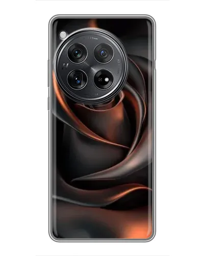 Чехол для Xiaomi Redmi K80 с картинкой «Шелковая черная роза» Чехол для Xiaomi Redmi K80 с картинкой «Шелковая черная роза»