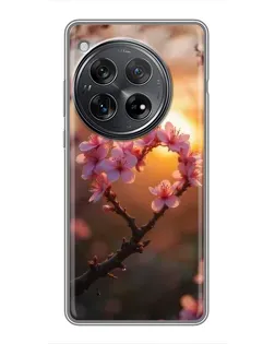 Чохол для Xiaomi Redmi K80 з картинкою «Рожевий цвіт сердечко на тлі заходу» Чохол для Xiaomi Redmi K80 з картинкою «Рожевий цвіт сердечко на тлі заходу»