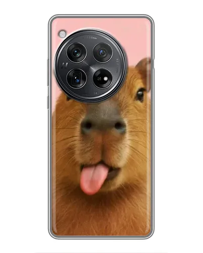 Чехол для Xiaomi Redmi K80 с картинкой «Капибара с языком»