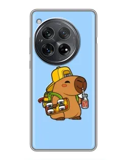 Чохол для Xiaomi Redmi K80 з картинкою «Капібара на скейті» Чохол для Xiaomi Redmi K80 з картинкою «Капібара на скейті»