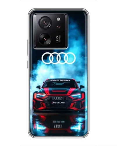 Чехол для Xiaomi Redmi K90 с картинкой «Audi Sport — неон»