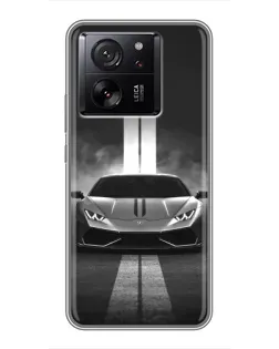 Чехол для Xiaomi Redmi K90 с картинкой «Lamborghini симметрия дорог»