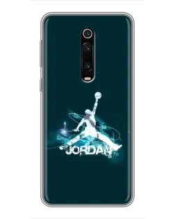 Чехол для Xiaomi Mi 9T Pro с картинкой «Jordan Blue Fire»