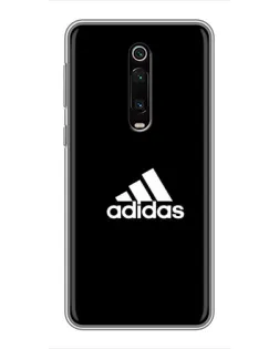 Чехол для Xiaomi Mi 9T Pro с картинкой «Черная классика Adidas»
