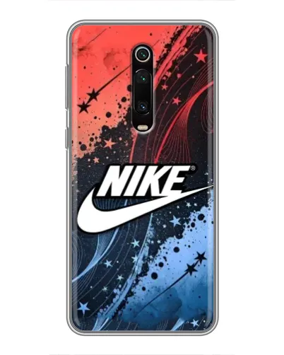 Чехол для Xiaomi Mi 9T Pro с картинкой «Градиентный принт Найк»