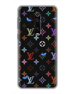 Чехол для Xiaomi Mi 9T Pro с картинкой «Цветная монограмма LV»