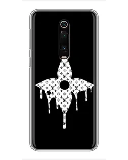 Чехол для Xiaomi Mi 9T Pro с картинкой «Цветочная монограмма»