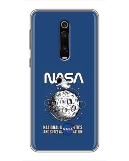Чехол для Xiaomi Mi 9T Pro с картинкой «NASA — лунная миссия»