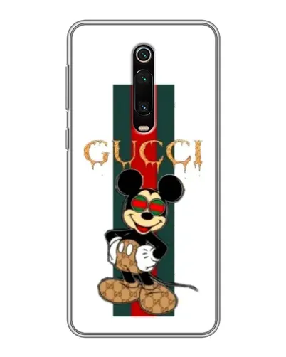 Чехол для Xiaomi Mi 9T Pro с картинкой «Микки Маус Gucci — полосы» Чехол для Xiaomi Mi 9T Pro с картинкой «Микки Маус Gucci — полосы»