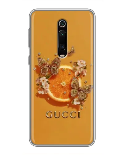 Чехол для Xiaomi Mi 9T Pro с картинкой «Gucci — золотые бабочки» Чехол для Xiaomi Mi 9T Pro с картинкой «Gucci — золотые бабочки»