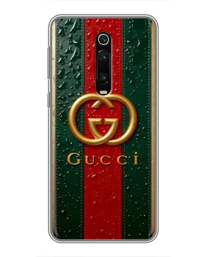 Чехол для Xiaomi Mi 9T Pro с картинкой «Gucci — фирменная полоса и золото» Чехол для Xiaomi Mi 9T Pro с картинкой «Gucci — фирменная полоса и золото»