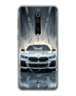 Чехол для Xiaomi Mi 9T Pro с картинкой «BMW в свете фар» Чехол для Xiaomi Mi 9T Pro с картинкой «BMW в свете фар»